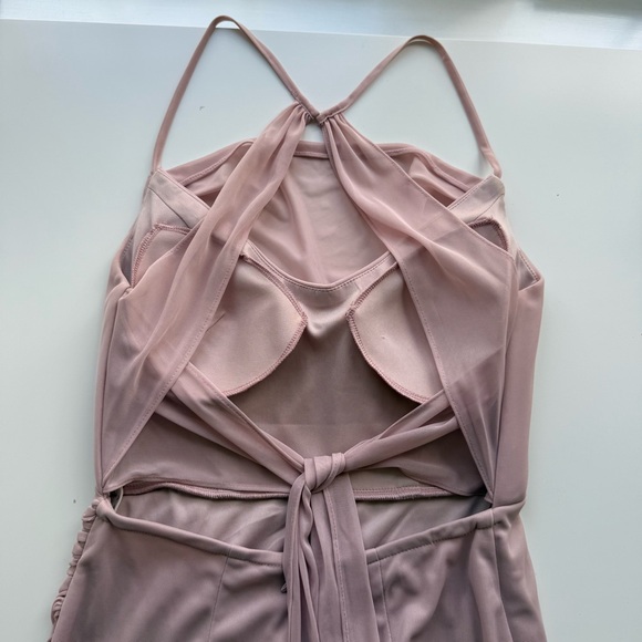 Azazie Blush Pink Maxi Dress - Picture 11 of 11